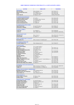 Directorio de Comercios E Industrias