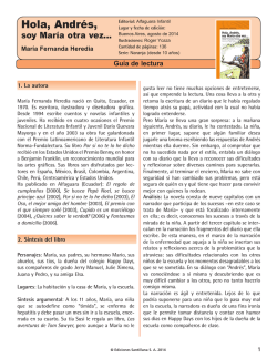Gu&iacute;a de Hola Andr&eacute;s, soy Mar&iacute;a otra vez