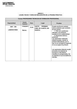 Anexo II Prueba 0591 208 Laboratorio