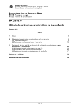 DA-DB-HE-1 - C&aacute;lculo de par&aacute;metros caracter&iacute;sticos