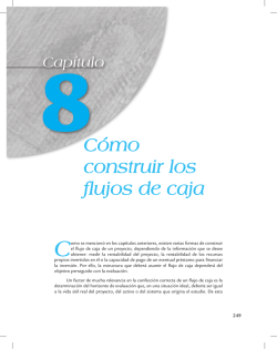 C&oacute;mo construir flujos de Caja