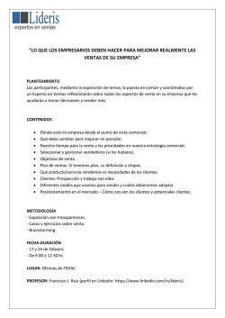 &ldquo;LO QUE LOS EMPRESARIOS DEBEN HACER PARA