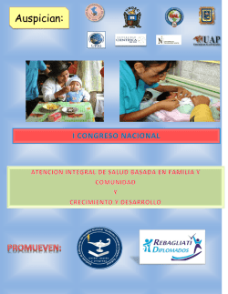 Auspician: - Diplomados Rebagliati