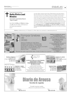 Do&ntilde;a Elvira Leal Riveiro