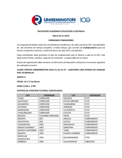 ENCUENTRO ACADEMICO EDUCACION A DISTANCIA Marzo de 8