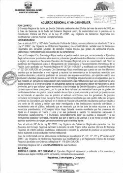 acuerdo regional n&deg; 044-2015-grjicr.
