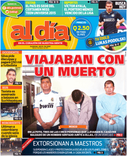 EXTORSIONAN A MAESTROS