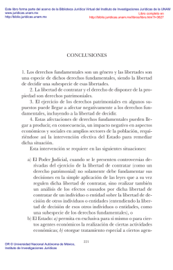 Conclusiones - Biblioteca Jur&iacute;dica Virtual