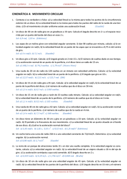 CINEM&Aacute;TICA 4: MOVIMIENTO CIRCULAR