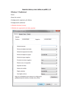 Importar datos y crear tablas en gvSIG 1.12 >Windows 7