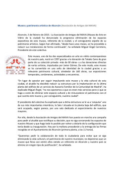Asociaci&oacute;n de Amigos del MAVA