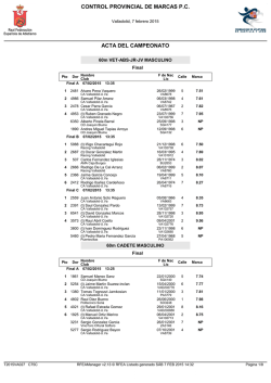 control provincial de marcas pc acta del campeonato