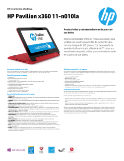 HP Pavilion x360 11