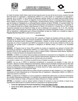 Acuerdo 903 Programa Anual de Cursos 2015