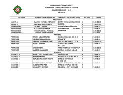 colegio agustiniano norte horario de atenci&oacute;n a padres de familia