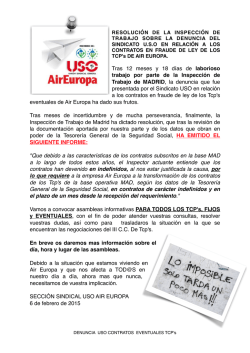 Resolucion Denuncia Inspeccion de