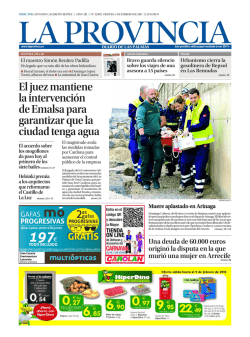 El juez mantiene la intervenci&oacute;n de Emalsa para