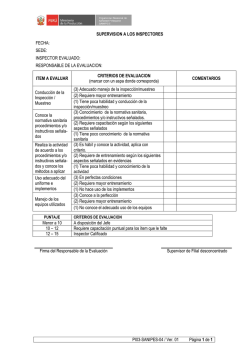 PI03-SANIPES-04 / Ver. 01 P&aacute;gina 1 de 1 FECHA: SEDE