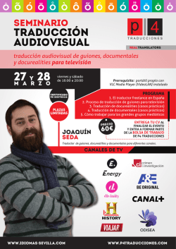 Cartel - P4 Traducciones