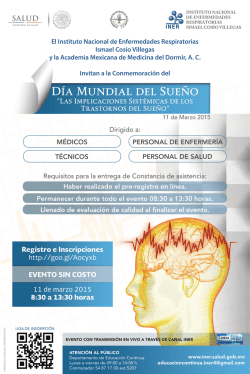 El Instituto Nacional de Enfermedades Respiratorias Ismael Cos&iacute;o