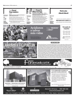 Recogida de esquelas