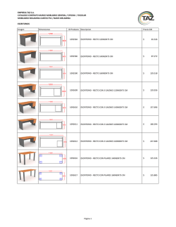 Cat&aacute;logo Muebles