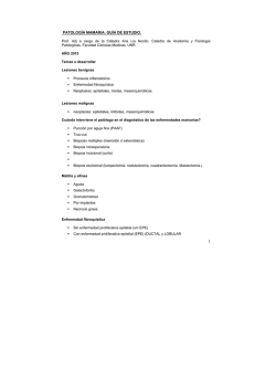 patolog&iacute;a mamaria - C&aacute;tedra de Anatom&iacute;a y Fisiolog&iacute;a Patol&oacute;gicas.
