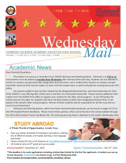 read more - HSA-Houston High, Harmony Public Schools