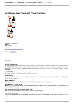 Vitam&iacute;nicos : CEREGUMIL CON VITAMINAS VITAMIX