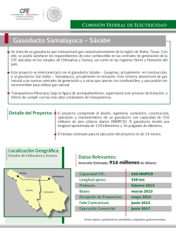 Gasoducto Samalayuca &ndash; S&aacute;sabe