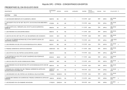 Consulta de Exhortos 05 de febrero de 2015