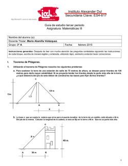 Instituto Alexander Dul Secundaria Clave: ES4-617