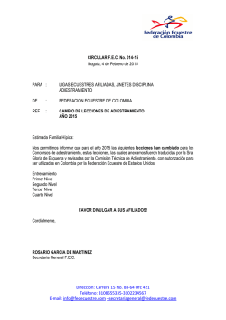 FEC Circular 014-15 - LIGA ECUESTRE DEL VALLE