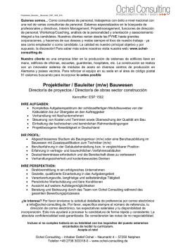 Projektleiter / Bauleiter (m/w) Bauwesen