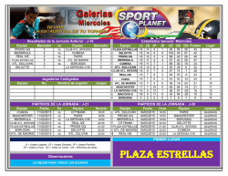 PLAZA ESTRELLAS - sport planet m&eacute;xico