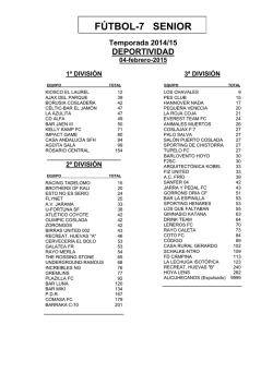 F&Uacute;TBOL-7 SENIOR - Ayuntamiento de San Fernando de Henares.
