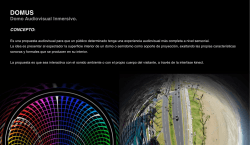 Domo Audiovisual Inmersivo.