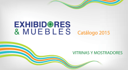 Cat&aacute;logo vitrinas - Exhibidores y Muebles