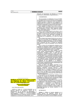 r.m. 021-2015-vivienda - Ministerio de Vivienda, Construcci&oacute;n y