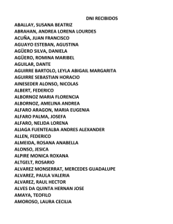 DNI AL 4 DE FEBRERO 2015