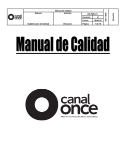 4 Sistema de gesti&oacute;n de la calidad