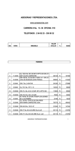 LISTA 09 DE FEBRERO DE 2015