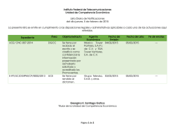 P&aacute;gina 1 de 2 Instituto Federal de Telecomunicaciones Unidad de