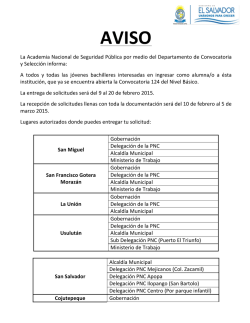 Lugares autorizados donde puedes entregar tu solicitud