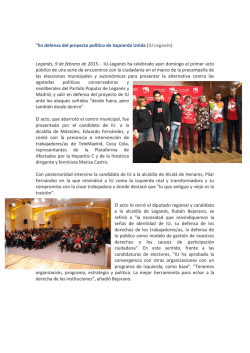 "En defensa del proyecto pol&iacute;tico de Izquierda