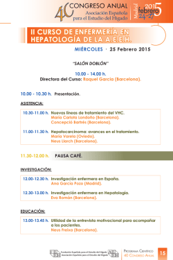 febrero febrero II CuRSO DE ENFERMER&iacute;A EN