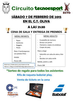 Men&uacute; de la cena