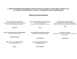 h. comit&eacute; de informaci&oacute;n de banjercito