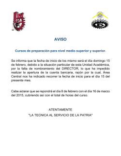 Cursos de preparaci&oacute;n para nivel medio superior y