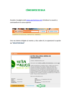 C&Oacute;MO DARSE DE BAJA